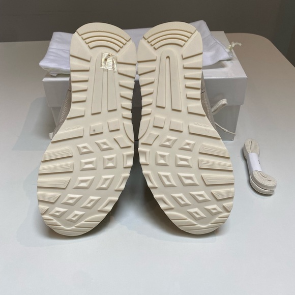 Woman by Common Projects Track 80 Sneaker in Tan Suede/Ripstop sz 38 New in Box - Picture 8 of 9